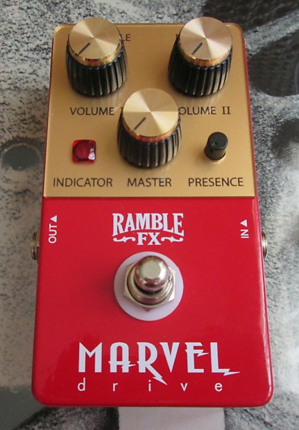 Rambel FX Marvel Drive Custom Red | Reverb