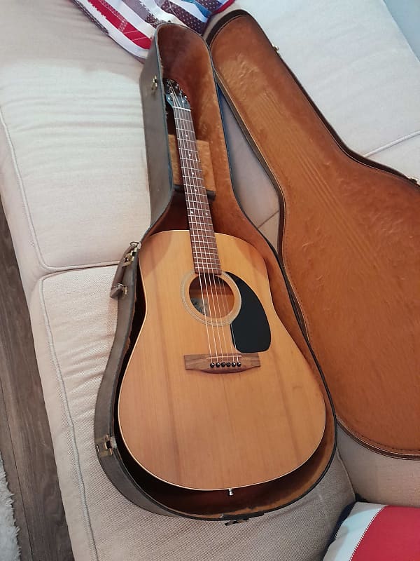 1997 Seagull S6-cedar Acoustic with Vintage Alligator Case | Reverb