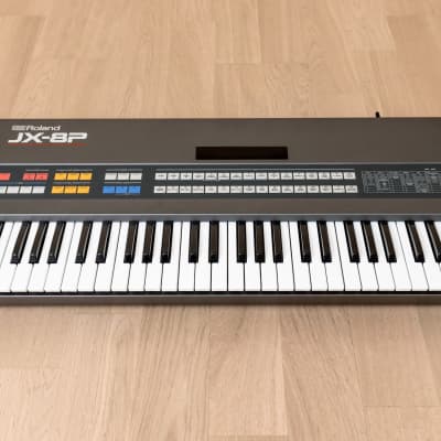 1985 Roland JX-8P Vintage Polyphonic Synthesizer & PG-800 Programmer w/ Cases image 2