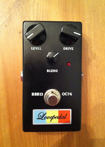 Lovepedal BBB 13 OC76 (Black Beauty Balance) fuzz treble boost