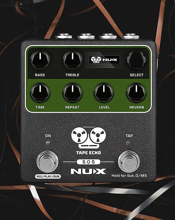 NuX NDD7 Tape Echo Tribute to Space Echo Reverb