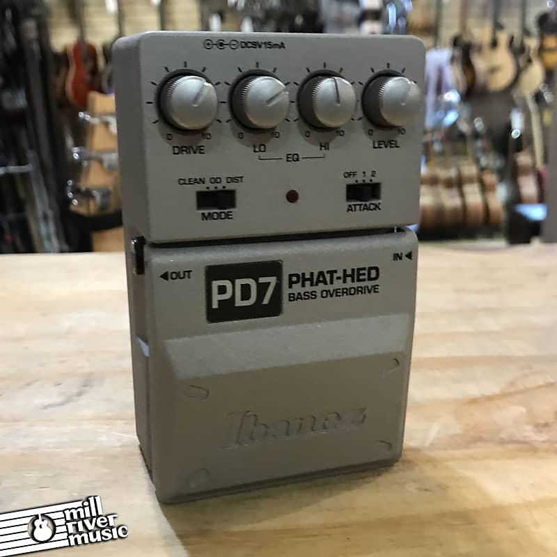 Ibanez PD7 Phat-HED Bass Overdrive Used