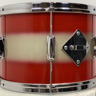 Slingerland 22/13/15/5x14" 60's Swingster/Stage Band Drum Set - Red/Silver Duco image 11