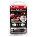 New Alpine Hearing Protection MusicSafe Classic Earplugs for Musicians