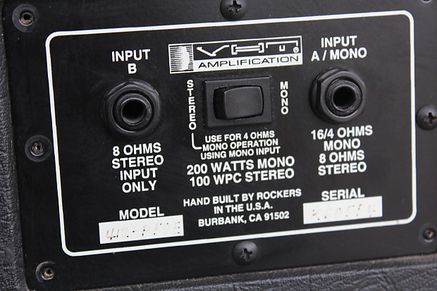 VHT Fryette Fat Bottom 4x12 USA Guitar Cab Model 412-P50E