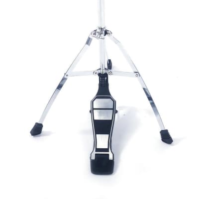 Adjustable Hi-Hat Stand Cymbal Hardware Drum Pedal Mount Percussion Silver image 5