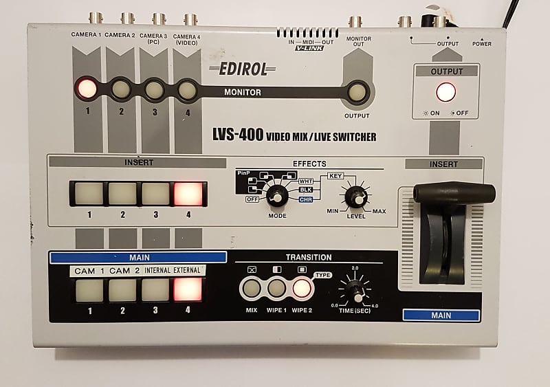 Roland / Edirol LVS-400 4-Channel AV Video Mixer/Switcher Professional  PAL/NTSC