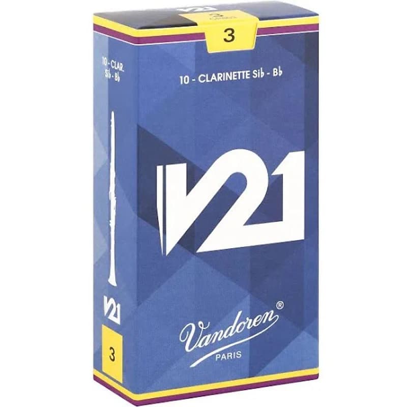 Vandoren CR803 Bb Clarinet V21 Reeds Strength #3; Box of 10 image 1