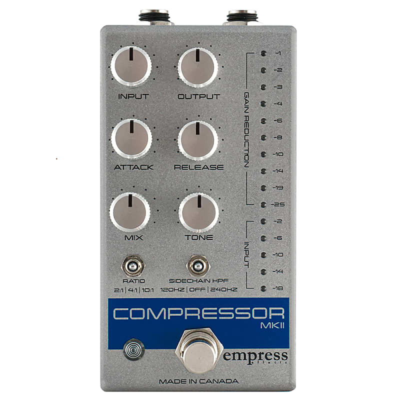 Empress Effects Compressor MKII Pedal - Silver Sparkle image 1