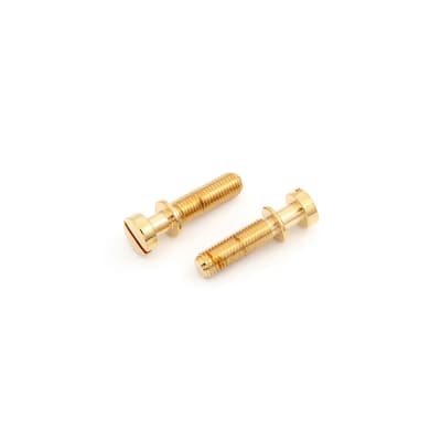 Faber Vintage style tailpiece studs set (2), inch, gold for sale