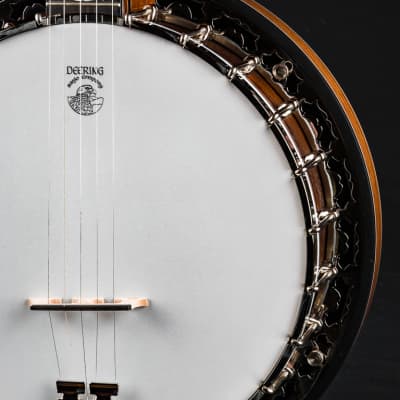 Deering Lotus Blossom Prototype White Oak 5-String Banjo NEW image 6