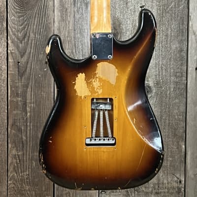 Fender Stratocaster Slab Board 1959 - Sunburst image 4