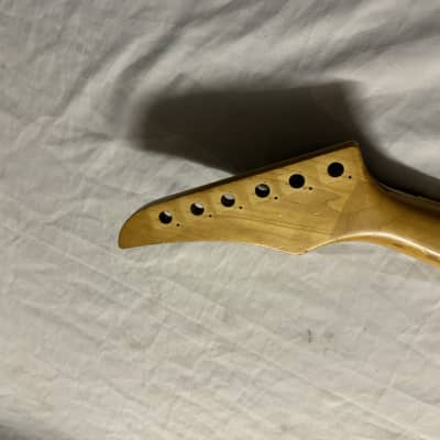 Vester Concert Series Maniac 24 Fret Electric Guitar Neck 1990s - Natural image 13