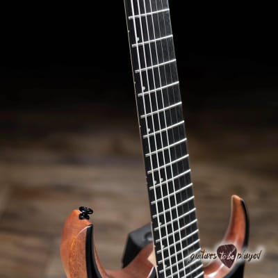 Ibanez RGDR4327 Prestige 7-String 26.5” Scale Guitar w/ Case – Natural Flat image 4
