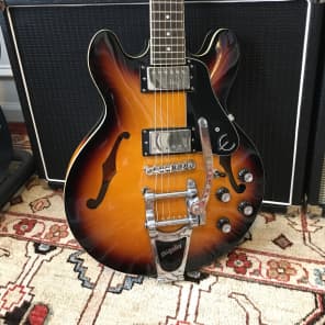 Epiphone ES33 Bigsby B70 Vintage Burst | Reverb