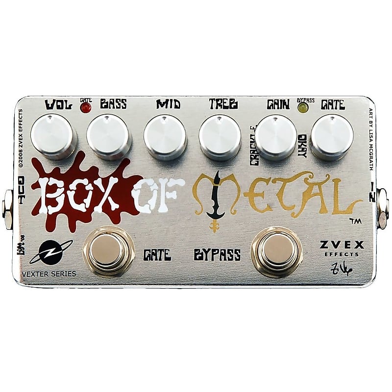 Zvex Box of Metal Vexter High-Gain Distortion Pedal image 1