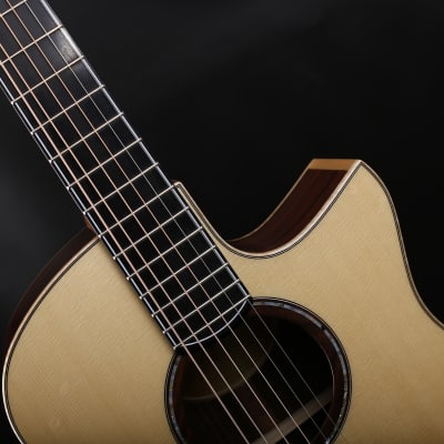 Avian Songbird Deluxe 5A Natural All-solid Handcrafted Indian Rosewood Acoustic Guitar image 13