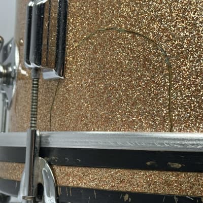 Rogers 20/12/16" 60's Cleveland-Era Holiday "Headliner" Drum Set - Champagne Sparkle image 11