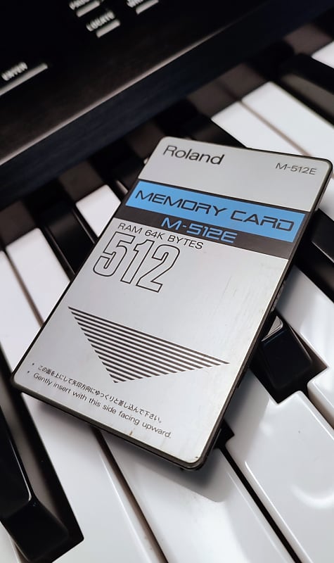 新品　未使用　Roland M-512E メモリーカード 512KB 美品！動作確認済☆ Roland MEMORY CARD M-512E - メルカリ