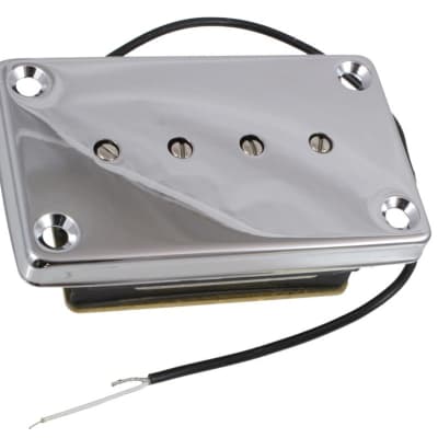 Allparts Humbucking Neck Pickup For Gibson Bass, Chrome Cover for sale