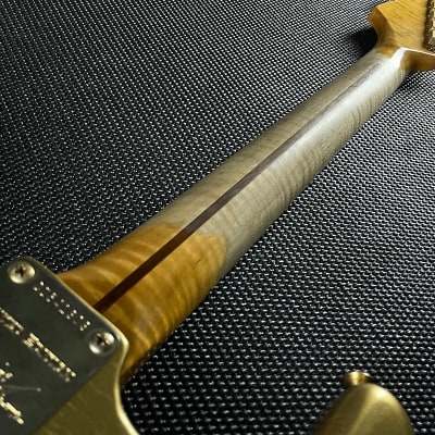 Fender Custom Shop Limited Edition '55 Bone Tone Stratocaster- Aged HLE Gold (7lbs 12oz) image 15