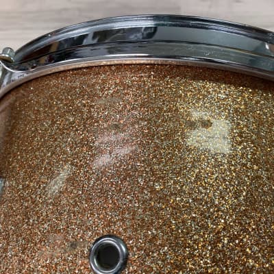 Rogers Headliner Outfit 20x14" / 14x14" / 12x8" Drumset 1960s Champagne Sparkle image 21