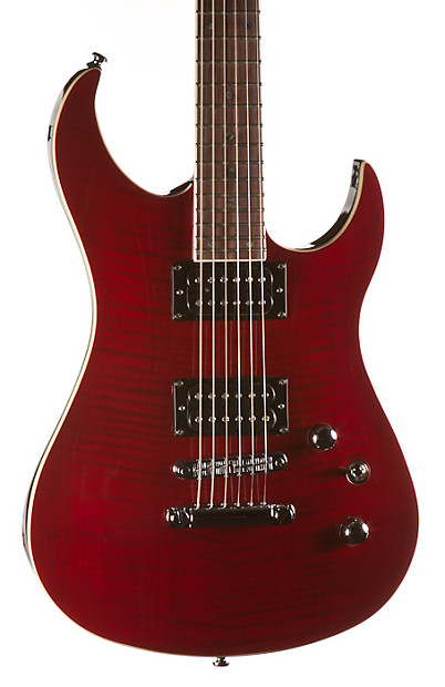 G&L Tribute Fiorano GTS Electric Guitar, Trans Red, TR-F-GTS
