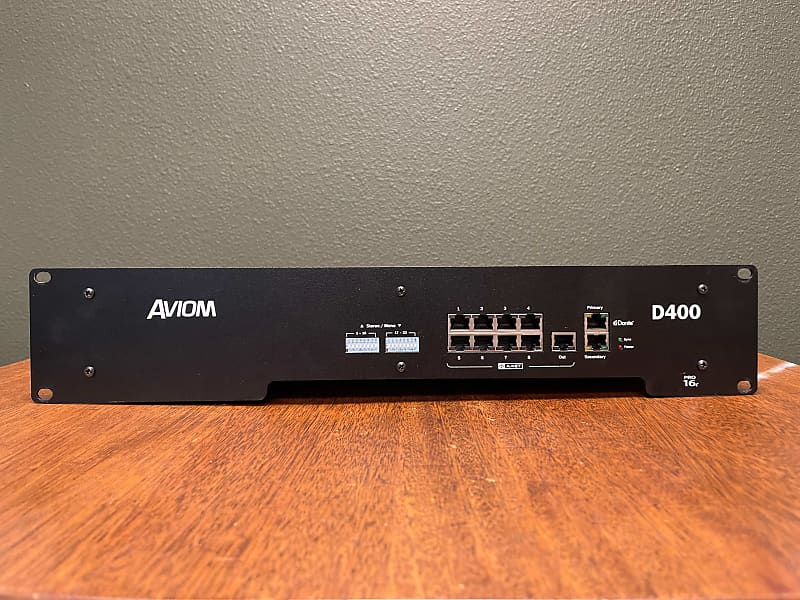 Aviom D400Dante Distributor Reverb