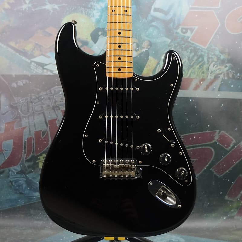 Squier Silver Series Stratocaster 1992 Black MIJ Japan | Reverb