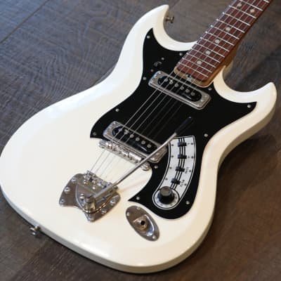 Vintage! 1967 Hagström II F-200 Double-Cut Electric Guitar White +