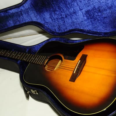 Burny BJ-50 1970’S 1976 Burny BJ-50 Vintage Dreadnought Acoustic Guitar Tobacco