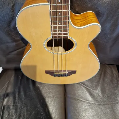 Crafter BA400EQ Electro-Acoustic Bass with Hard Case. Excellent Condition. image 8