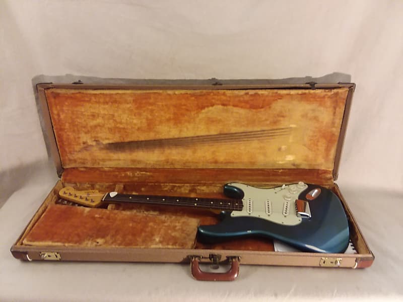 1960 Fender Lake Placid Blue Stratocaster - ALL ORIGINAL - OHSC image 1