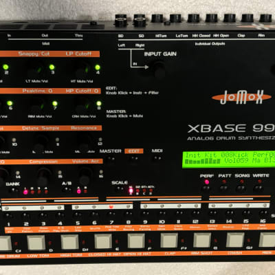 JoMoX XBase 999 Analog Drum Machine - Black | Reverb