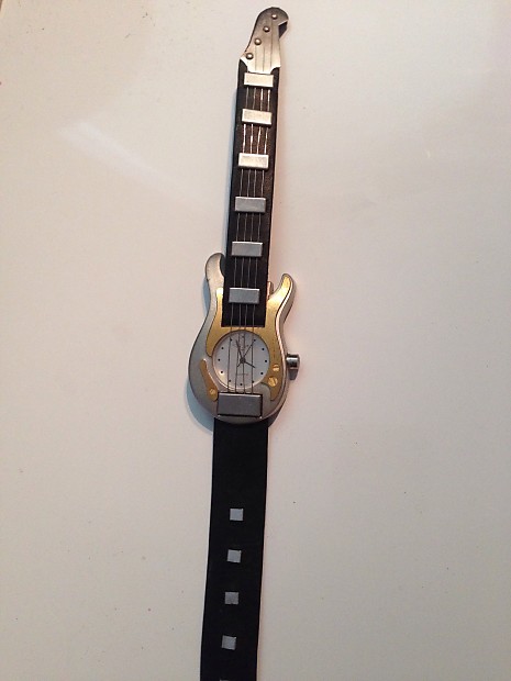 ZX Original 2001 Guitar Watch with Case Silver and Gold
