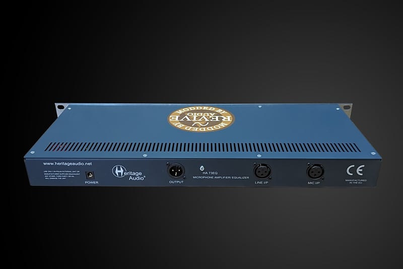 Heritage Audio HA-73 EQ Elite Series Single-Channel Mic Heritage Audio HA-73 EQ Elite Series Single-Channel Mic