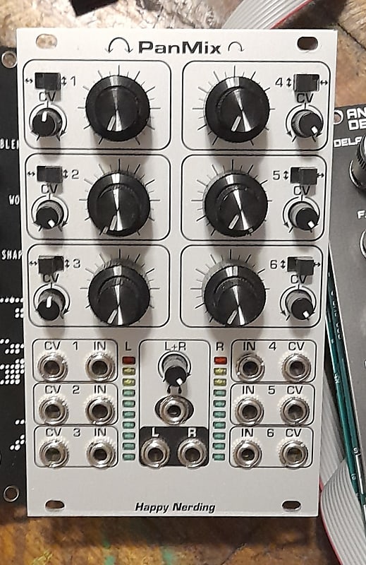 Happy Nerding Pan Mix Stereo Mixer and Panning Module Reverb