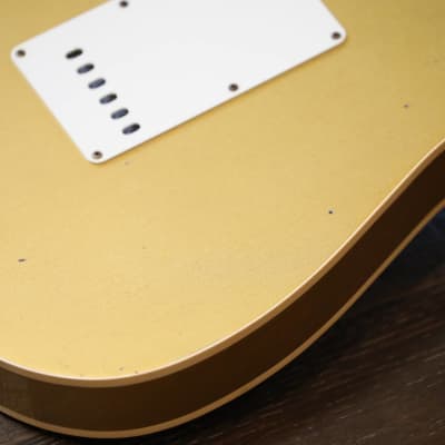 Unplayed! 2021 Fender Limited Edition Custom Shop GC Double-Bound Strat Journeyman Relic Aztec Gold + COA OHSC image 17