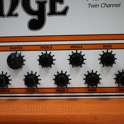 Rare ORANGE AD-140HTC Twin Channel Tube Guitar Amplifier Head - US Seller - NICE image 6