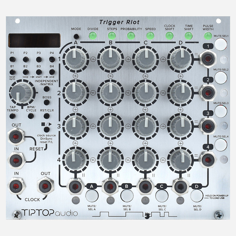 Tiptop Audio Trigger Riot Sequencer Reverb