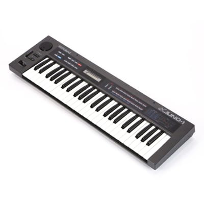 1985 Roland Juno-1 Alpha JU-1 49-Key Programmable Polyphonic MIDI JU1 Juno 1 Synthesizer Japan Keyboard Synth image 3