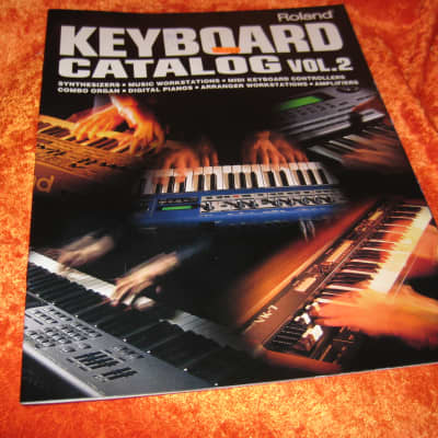 Roland  Keyboard Catalog Vol. 2 Synthesizers and  Keyboards From 1999 image 1