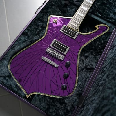 Ibanez Limited Edition PS2CM Paul Stanley Purple Mirror Electric Guitar