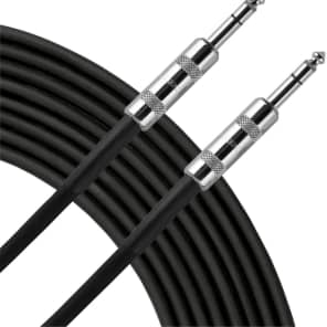 Live Wire AT15BT TRS to TRS Balanced Patch Cable - 15'