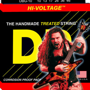 DR DBG-10 Dimebag Darell Signature Nickel-Plated Electric Guitar Strings - Medium (10-46)
