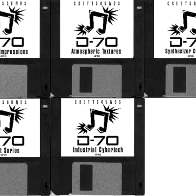 Roland D-70 Synth Patches • 5 Bank Set - Digital Download