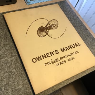 ARP 2500 Owner's Manual