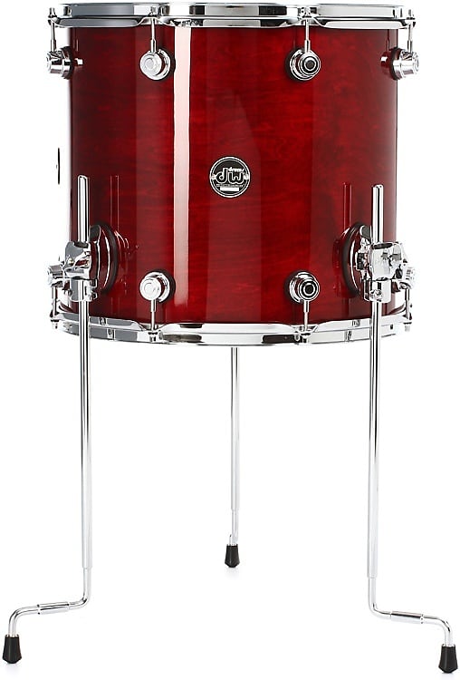 DW Performance Series Floor Tom - 14 x 16 inch - Cherry Stain Lacquer image 1