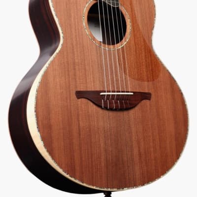 Lowden S50J Nylon Jazz Sinker Redwood / East Indian Rosewood Upgraded with GL Leaf Inlays and 38 Style Abalone Purfling #27709 for sale
