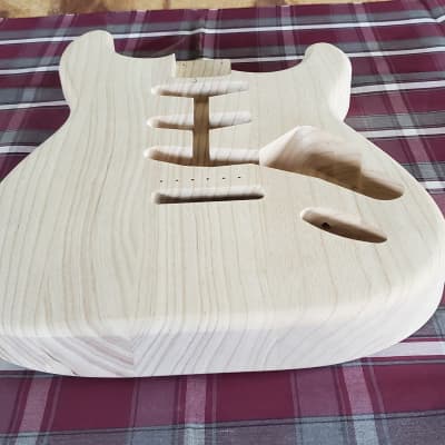 Woodtech Routing Paint Grade Swamp Ash Stratocaster Body - Unfinished image 3